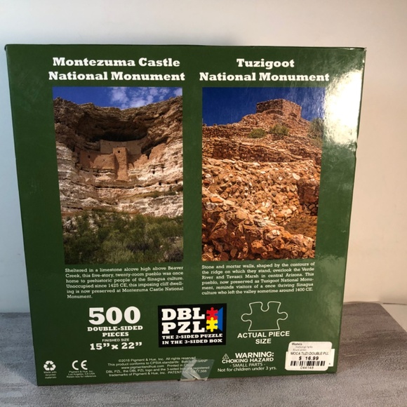 Montezuma Castle and Tuzigoot National Monuments 500 pc puzzle 🧩 Completed15" - Picture 8 of 10